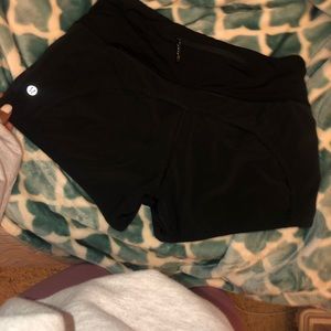 BLK lulu lemon speed shorts
